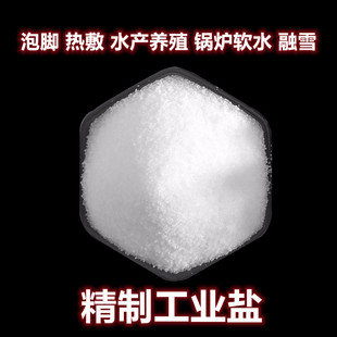 工业盐融雪除冰化冰细盐树脂再生水处理锅炉软水粗盐盐氯化钠5斤