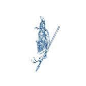 草本纹身贴防水防汗不反光手臂小腿脖子胸口日式 猎己 蒙面武士