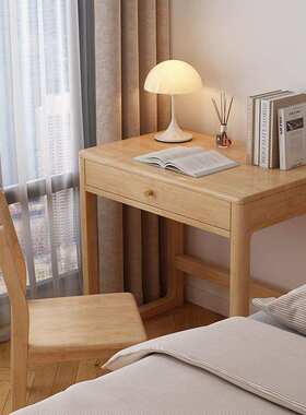 床边梳妆办公电脑桌长实木书桌卧室子小户型家用706080CM北欧其他