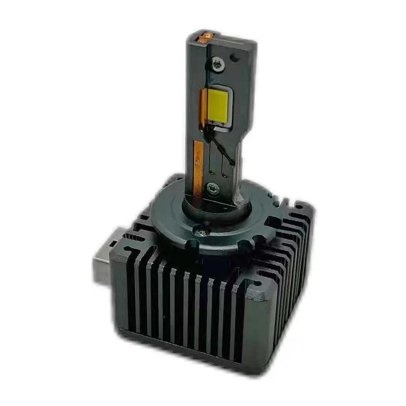 汽车LED照明头灯D1SD2SD3SD4SD8S透镜专用直插式铜管一体大 灯