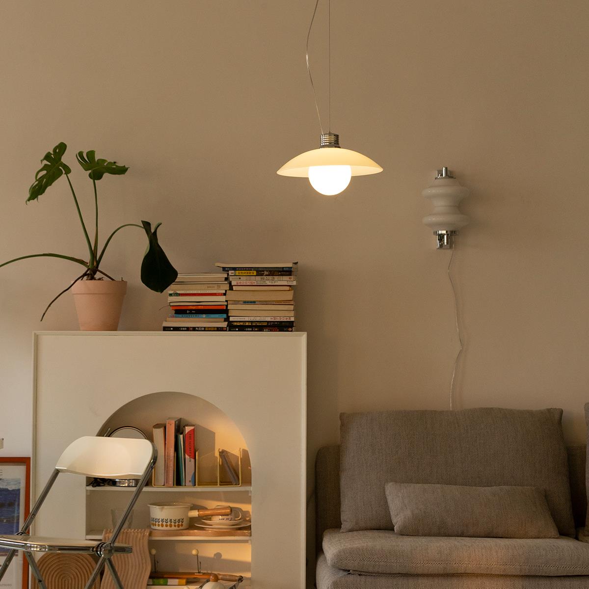 意式 仿生系列 萤光吊灯 设计师萤火虫中古工作室灯具床头餐厅ins