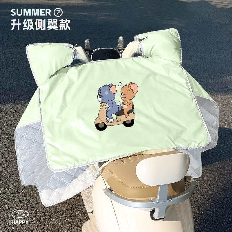 电动车挡风被夏天防晒防雨罩2025新款四季通用电瓶车双面防水夏季