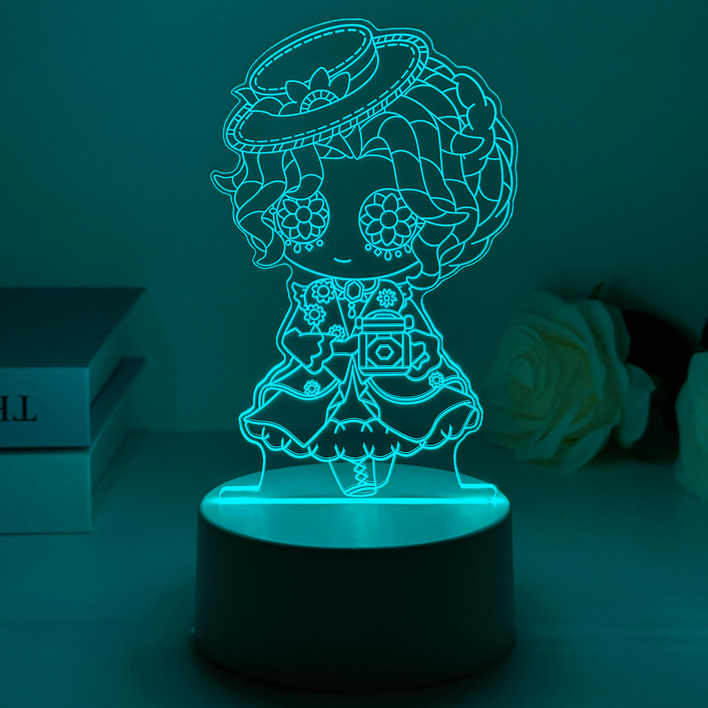 第五人格周边记者小夜灯立牌摆件手办公仔玩偶男女创意生日礼物图片