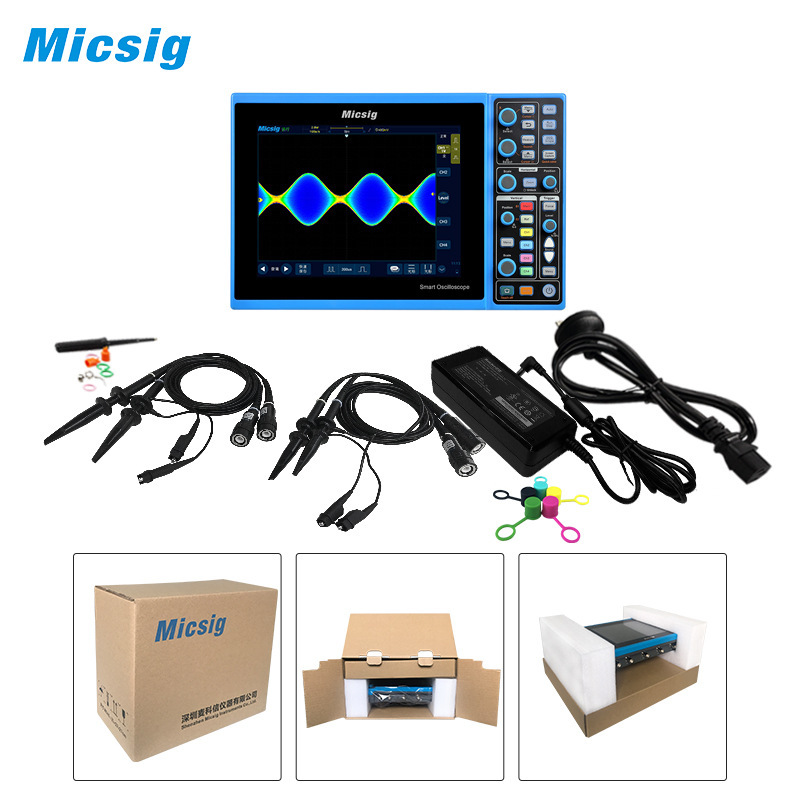 麦科信 智能数字示波器100M STO1000E示波器70M存储深度 150M带宽