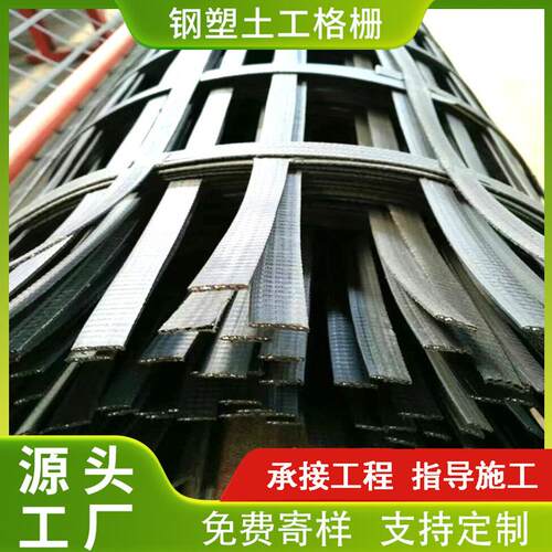 山东复合钢塑土工格栅厂家 现货路基挡土墙加筋GSZ钢塑土工格栅