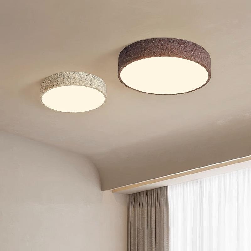 北欧卧室吸顶灯设计师款手工描绘现代简约房间民宿灯日式侘寂风灯