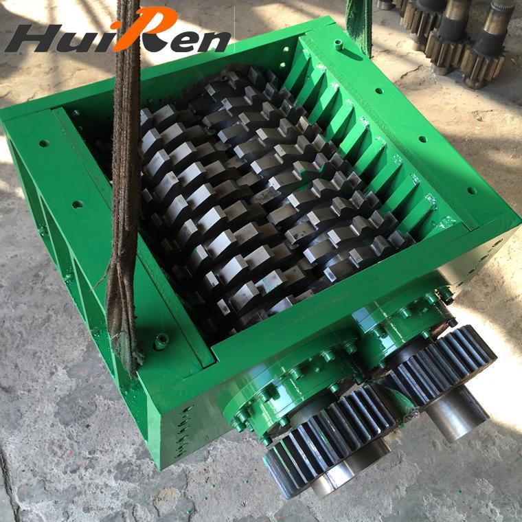 大小型剪切双轴撕碎机生活垃圾破碎机塑料玻璃饮料瓶粉碎刀箱刀轴