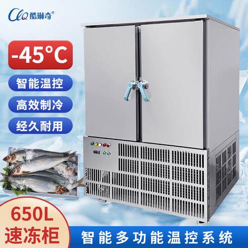 650L大容量快速速冻柜 生鲜 冻品 鲍鱼丸子鸡翅速冻机子