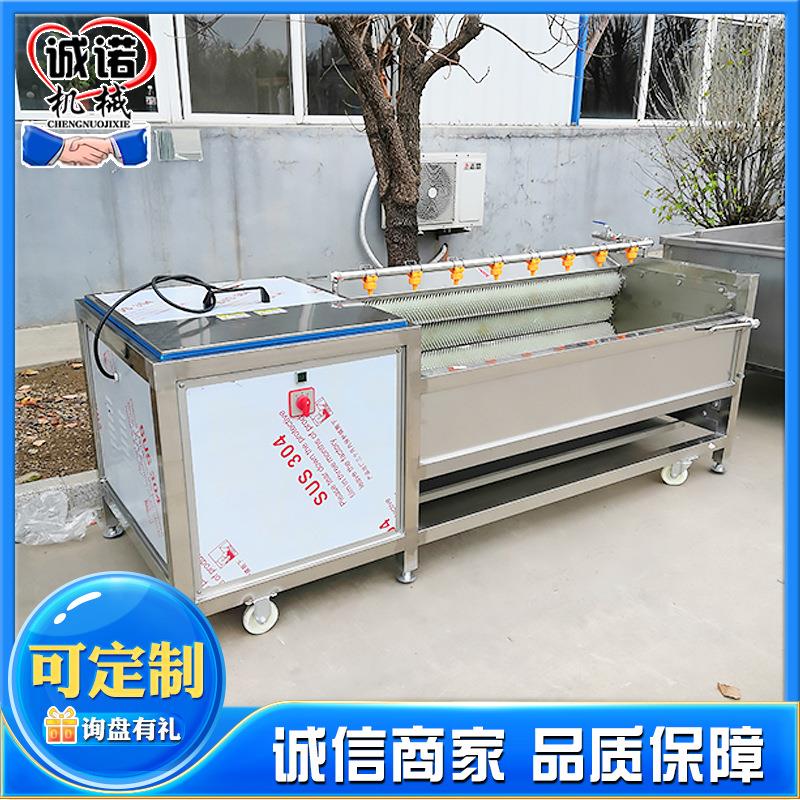 根茎类毛辊清洗流水VFV去线 豆大毛辊清洗皮机土 不锈钢枣干洗机