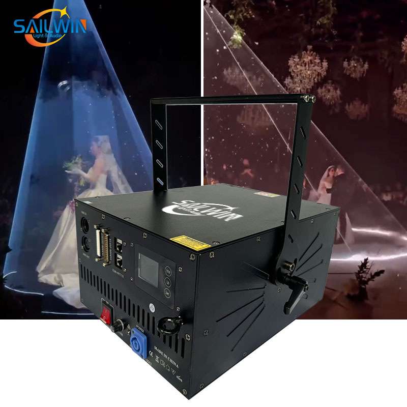 10W Animation ILDA Advertising Text Projector Laser Light