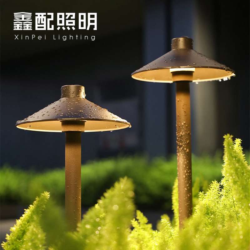 户外防水蘑菇草坪灯花园创意伞形灯过道引路灯装饰庭院景观插地灯