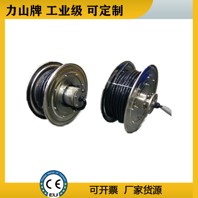 不锈钢叉车卷管器张力收线器电动电缆卷盘力山高压绕线器往复卷盘