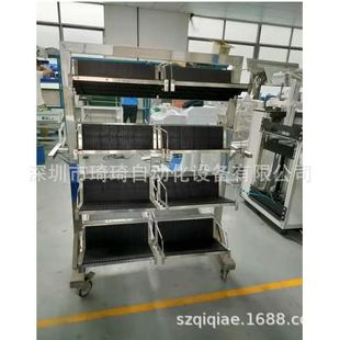 L型16篮20篮防静电挂篮车SMT防静电车间输送接驳机PCB板存板机