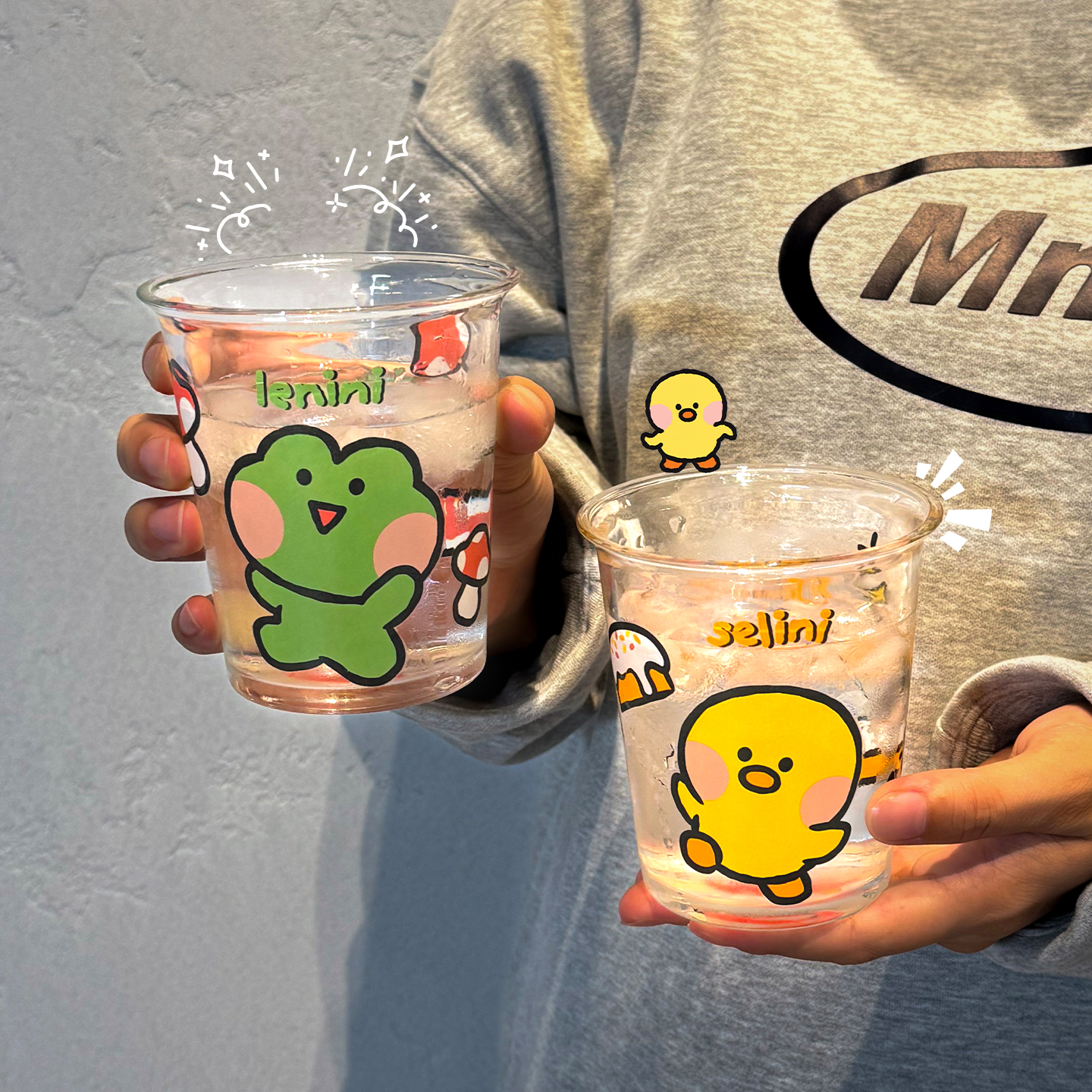 正版布朗熊玻璃杯女高颜值咖啡杯