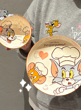 猫和老鼠联名饭碗家用2025新款卡通米饭碗高颜值吃饭碗盘子