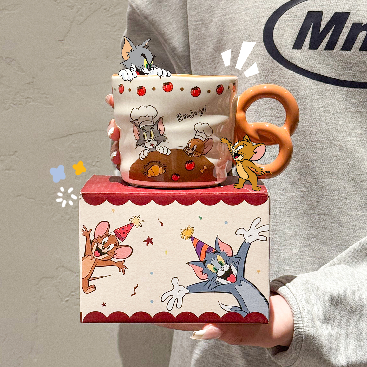 正版猫和老鼠马克杯家用2025新款