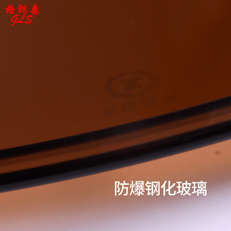 餐桌转盘钢化玻璃饭店大圆桌茶色玻璃转盘底座圆台面桌面转盘家用