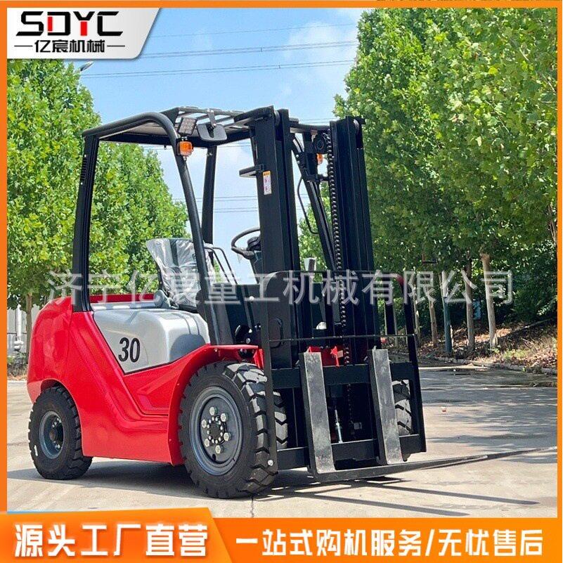 车车间仓库2吨3吨柴油叉码头场搬运定金 3吨建筑工程装四机驱卸