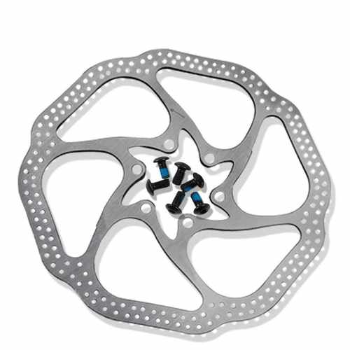 自行车山地车HS1碟片六钉式六孔式 6寸160mm碟刹片刹车盘片配螺丝