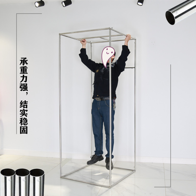 服装店可移动试衣间便携式组装可拆卸更衣室商场活动临时换衣间帘