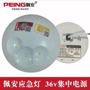 佩安5W壁挂应急灯36V集中电源消防应急灯612