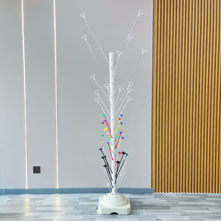 气球架子 夜市街卖插放汽球的柱子落地展示支架支撑杆摆摊树装饰