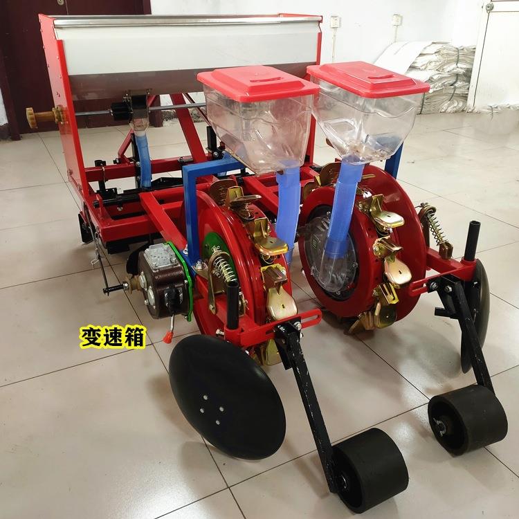 家用玉米谷物覆膜播种机高粱绿豆起龙铺膜机免扣膜花生点播机鸭嘴