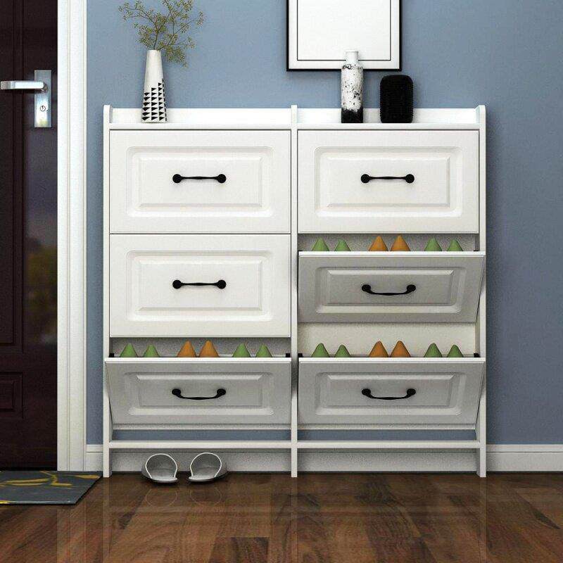 超薄款鞋柜家用门口窄边极薄欧式13cm14厘米12公分翻斗式入户门后