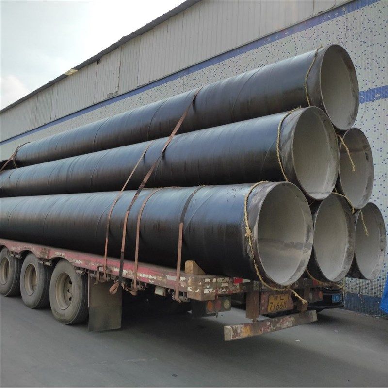 涂塑钢管a 防腐管 螺旋焊接防腐钢管 水泥砂浆 三油两布 8710白色