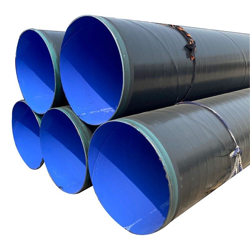 环氧煤沥青防腐钢管 埋地r三油两布防腐钢管  加强级3pe螺旋钢管