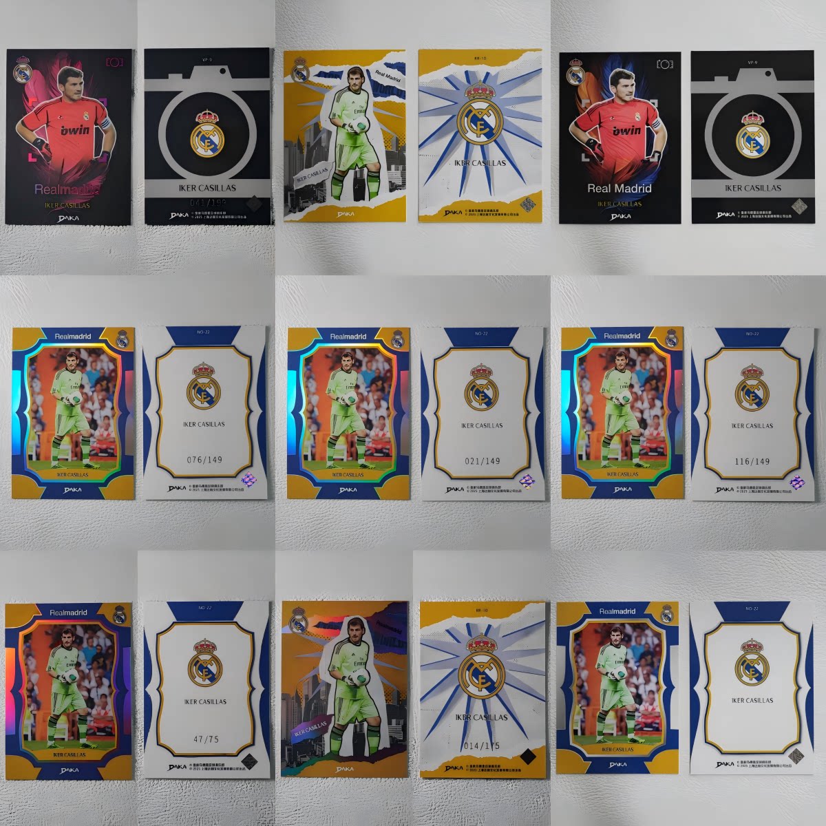 Topps DAKA&皇马官方正版联名 卡西利亚斯 带编限量 球星卡 礼物图片
