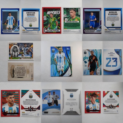 PANINI TOPPS 阿根廷国家队 罗梅罗 大马丁 利马 限量球星卡礼物