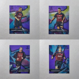 Topps CRYSTAL元年 AC米兰 卡卡 卡福 伊布拉希莫维奇 球星卡