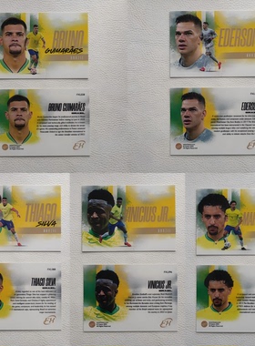 Futera 2025 FX 巴西 维尼修斯 席尔瓦 吉马良斯 埃德森 球星卡