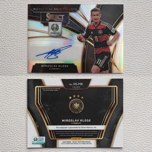 Panini Select 德国 克洛泽 KLOSE 亲签 签名 球星卡 周边礼物