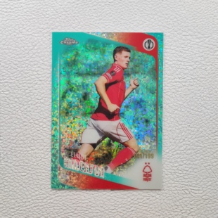 Topps Chrome 诺丁汉森林 安德森 折射 球星卡