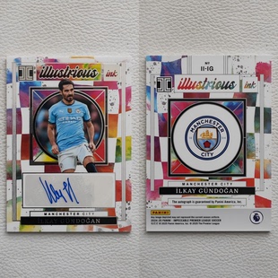 Panini Ink 曼城 京多安 高端 球员亲签 签字 签名 球星卡 周边