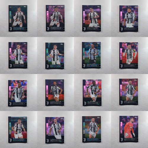 Topps Team 尤文图斯 图拉姆 孔塞桑 麦肯尼 折射 球星卡