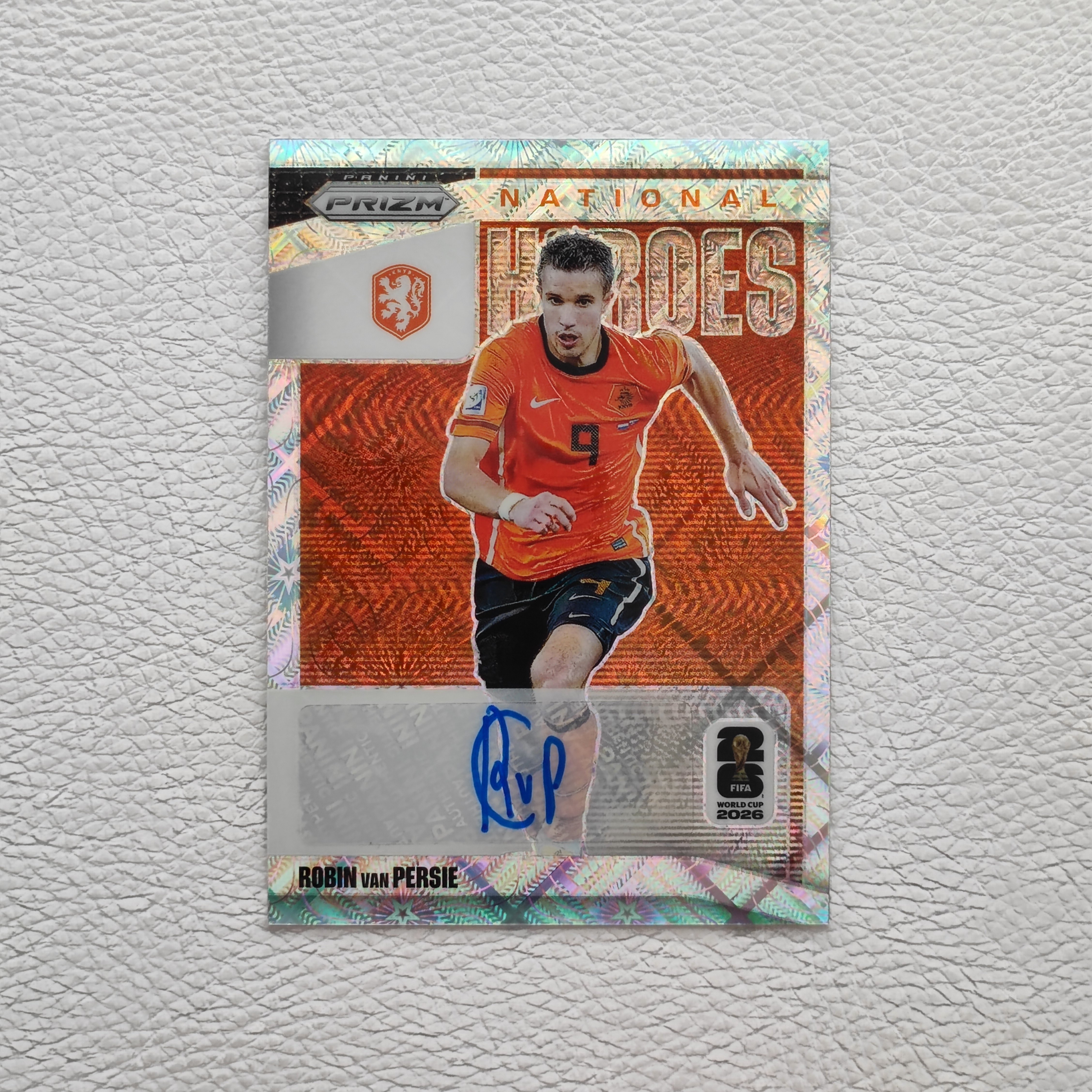 Panini 2026 世界杯 Prizm 荷兰 范佩西 亲签 签名 球星卡 礼物