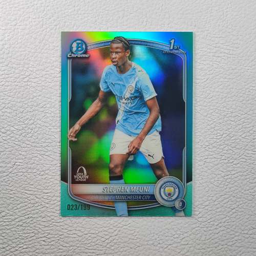Topps Chrome 欧青赛 曼城 姆富尼 1ST 首版新秀 球星卡