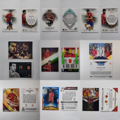 PANINI TOPPS 西班牙 托雷斯 亚马尔 科斯塔 带编限量 球星卡礼物