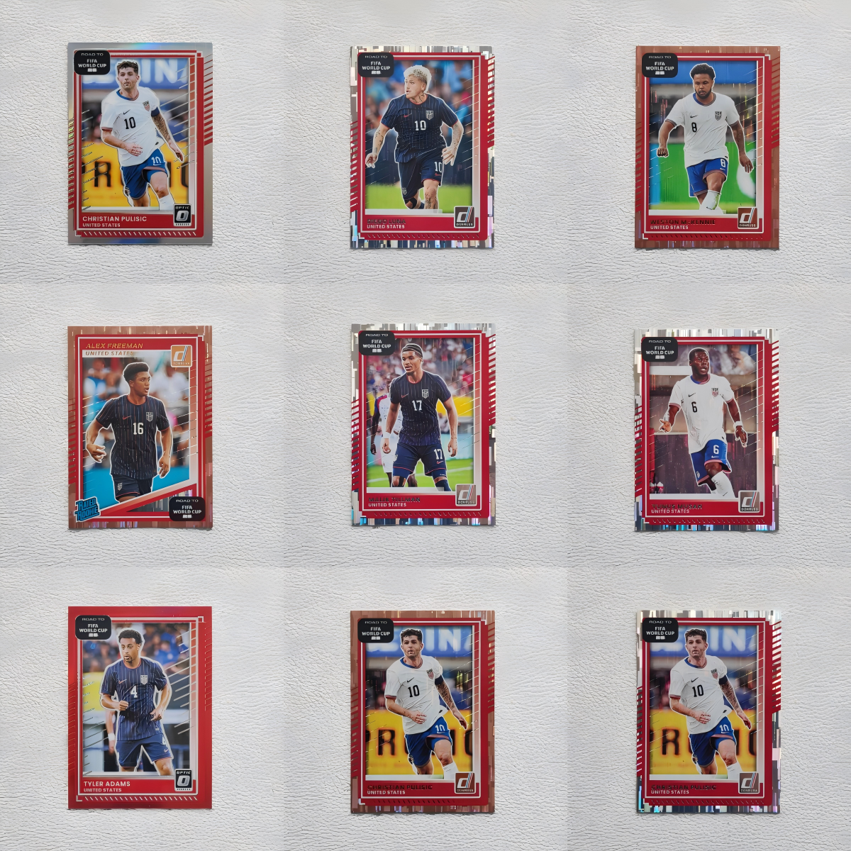 2026 Panini Donruss 美加墨世界杯 美国 普利希奇 麦肯尼 球星卡