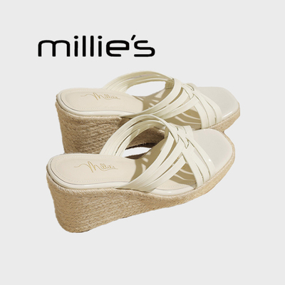 MILLIE'S/妙丽坡跟鞋女新款