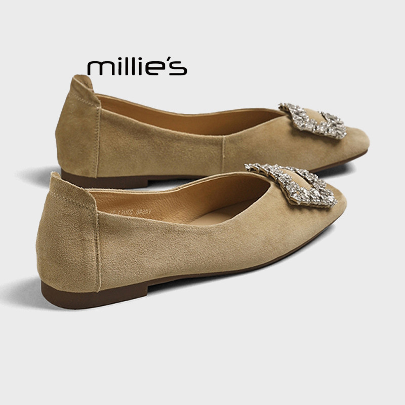 MILLIE'S/妙丽薄底玛丽珍女鞋图片