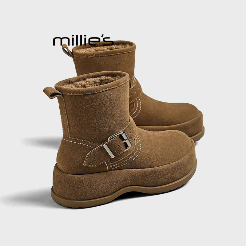 MILLIE'S/妙丽真皮勃肯鞋女