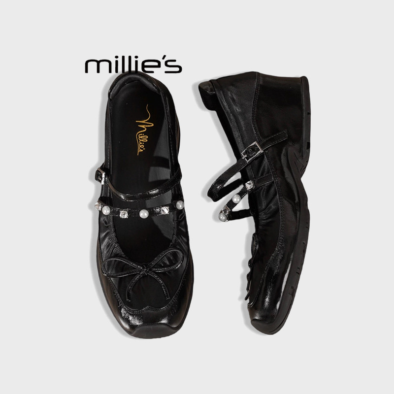 MILLIE'S/妙丽内增高玛丽珍鞋