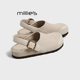 一脚蹬懒人博肯拖鞋 妙丽勃肯鞋 2026新款 春Q 女包头半拖鞋 MILLIE