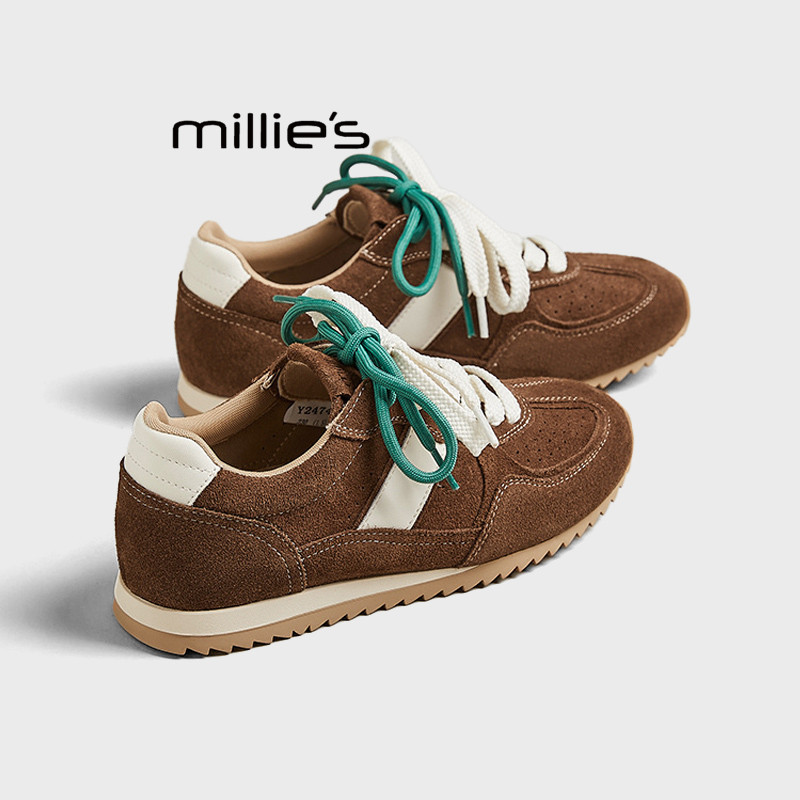 MILLIE'S/妙丽内增高厚底运动鞋