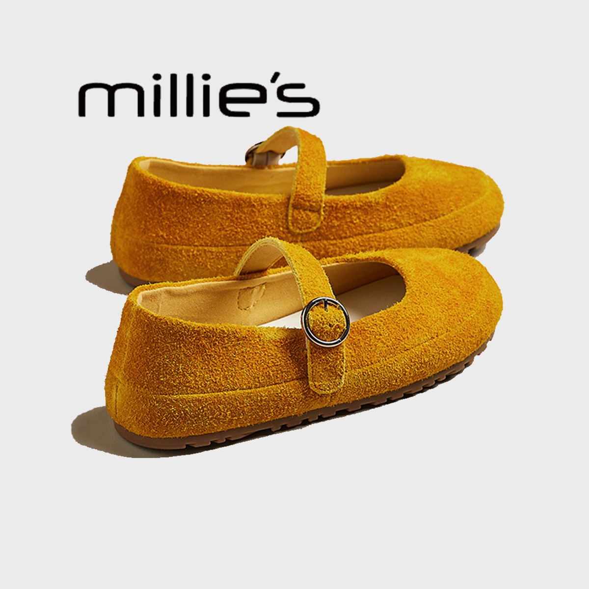 MILLIE'S/妙丽一字玛丽珍豆豆鞋