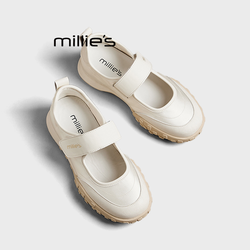 MILLIE'S/妙丽厚底运动玛丽珍鞋